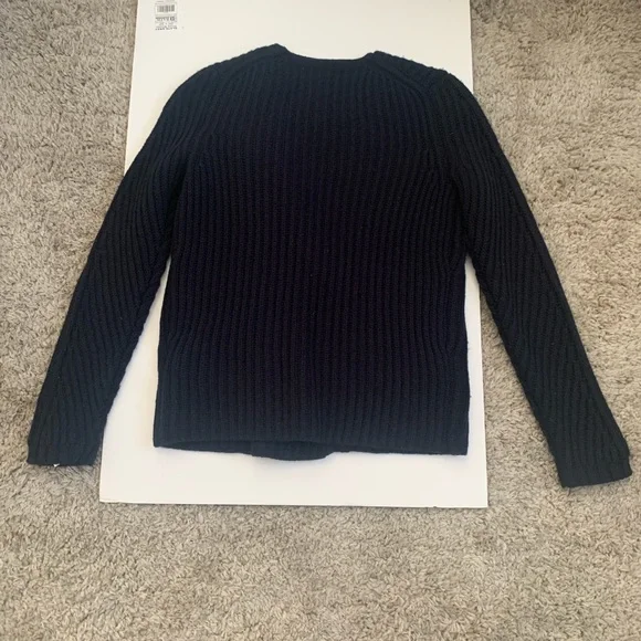 Madewell Cardigan 100% Merino Wool in Navy XS. - Picture 4 of 8